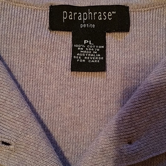 Ladies button down cardigan - Picture 3 of 3